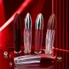 The red and silver dual-color lipstick tube features a fashionable metallic texture and is compatible with multiple brands details Picture
